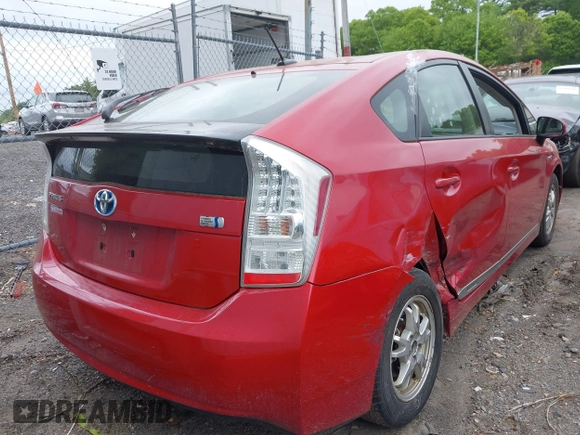 2011 Toyota Prius I z VIN JTDKN3DU4B0306405, wystawiony jako IAAI lot #42289927 z przebiegiem 152 097 mil mil oraz . Historia ofert i sprzedaży dostępna na DreamBid. Obrazek 4.