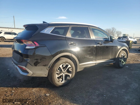 2024 Kia Sportage EX with VIN 5XYK3CDF7RG163087, listed as a Copart auction lot 86210634 with 841 mi miles and Salvage Title. Bid and sale history available at carsss.com. Image 3.