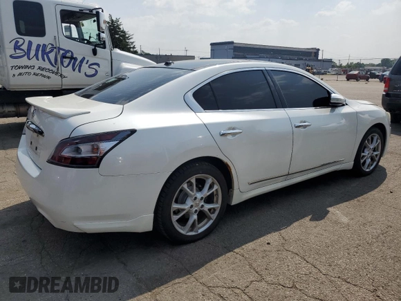 2013 Nissan Maxima SV with VIN 1N4AA5AP8DC820377, listed as a Copart auction lot 59499055 with 150,314 mi miles and Clean title. Bid and sale history available at DreamBid. Image 3.
