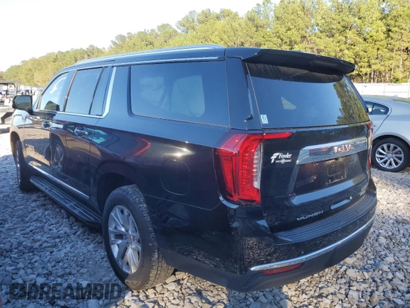 2022 GMC Yukon XL SLT with VIN 1GKS1GKD3NR277764, listed as a Copart auction lot 81778564 with 23,873 mi miles and Salvage Title. Bid and sale history available at carsss.com. Image 2.