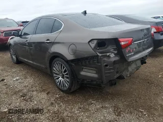 2014 Kia Cadenza Premium with VIN KNALN4D7XE5128265, listed as a Copart auction lot 65927464 with 99,127 mi miles and Salvage Title. Bid and sale history available at carsss.com. Image 2.