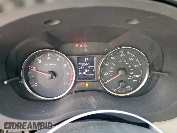 2013 Subaru Crosstrek Limited with VIN JF2GPAKCXD2884631, listed as a Copart auction lot 60844695 with 94,116 mi miles and Salvage title. Bid and sale history available at DreamBid. Image 9.