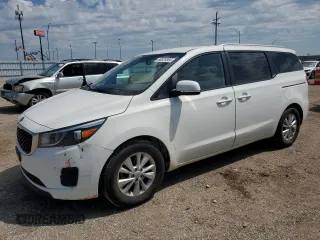 2016 Kia Sedona LX with VIN KNDMB5C1XG6162111, listed as a Copart auction lot 66929384 with 72,555 mi miles and Salvage Title. Bid and sale history available at carsss.com. Image 1.