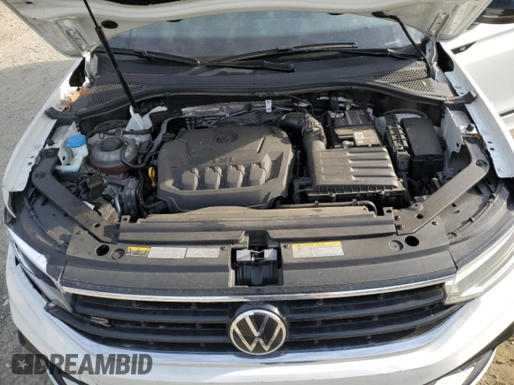 2022 Volkswagen Tiguan SE R-Line Black with VIN 3VV8B7AXXNM169059, listed as a Copart auction lot 45700025 with 46,191 mi miles and Salvage Title. Bid and sale history available at DreamBid. Image 12.