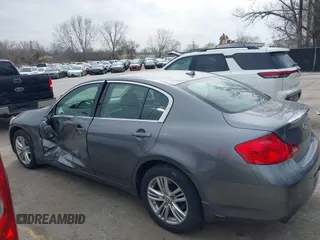 2011 Infiniti G37 x with VIN JN1CV6AR1BM407001, listed as a IAAI auction lot 41823961 with 106,664 mi miles. Bid and sale history available at carsss.com. Image 14.
