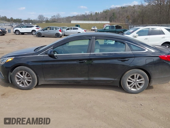 2017 Hyundai Sonata SE with VIN 5NPE24AF5HH589149, listed as a IAAI auction lot 41810444 with 168,924 mi miles. Bid and sale history available at carsss.com. Image 14.