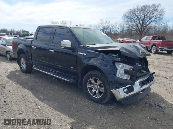 2016 Ford F-150 XLT with VIN 1FTEW1EG0GKD11992, listed as a IAAI auction lot 41815360 with 95,377 mi miles. Bid and sale history available at carsss.com. Image 1.