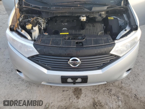 2015 Nissan Quest S with VIN JN8AE2KP4F9123711, listed as a Copart auction lot 73862824 with 0 mi miles and Salvage Title. Bid and sale history available at carsss.com. Image 11.