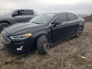2020 Ford Fusion Titanium with VIN 3FA6P0K98LR175611, listed as a Copart auction lot 46070785 with 107,909 mi miles and Salvage title. Bid and sale history available at DreamBid. Image 1.