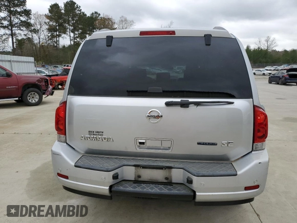 2009 Nissan Armada SE z VIN 5N1BA08D19N600681, wystawiony jako Copart lot #49723785 z przebiegiem 369 498 mil mil oraz Szkoda całkowita • Salvage title. Historia ofert i sprzedaży dostępna na DreamBid. Obrazek 6.