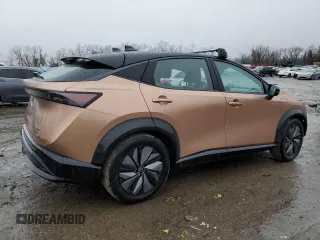 2023 Nissan ARIYA Platinum+ z VIN JN1DF0CD8PM703933, wystawiony jako Copart lot #44105585 z przebiegiem 4 348 mil mil oraz Szkoda całkowita • Salvage title. Historia ofert i sprzedaży dostępna na DreamBid. Obrazek 3.