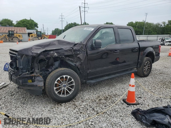 2020 Ford F-150 XL with VIN 1FTEW1E57LFB56617, listed as a Copart auction lot 56384545 with 171,336 mi miles and Salvage title. Bid and sale history available at DreamBid. Image 1.