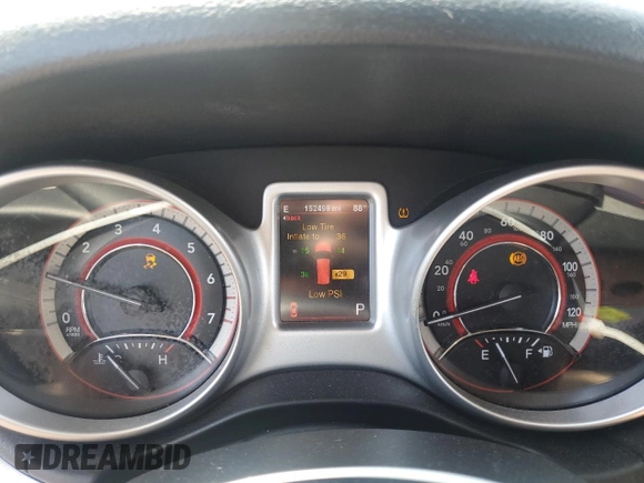 2013 Dodge Journey R/T z VIN 3C4PDDEG5DT597459, wystawiony jako Copart lot #62711755 z przebiegiem 152 498 mil mil oraz Czysty tytuł • Clean title. Historia ofert i sprzedaży dostępna na DreamBid. Obrazek 9.