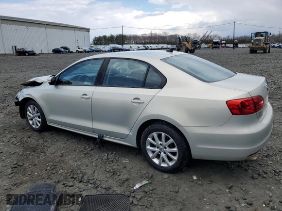 2011 Volkswagen Jetta Sedan SE w/Convenience & Sunroof PZEV with VIN 3VWDZ7AJ4BM321706, listed as a Copart auction lot 50499265 with 73,098 mi miles and Salvage Title. Bid and sale history available at carsss.com. Image 2.