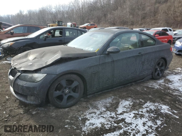 2007 BMW 3 Series 328xi with VIN WBAWC33557PC86343, listed as a Copart auction lot 89116735 with Not Provided miles and Salvage Title. Bid and sale history available at DreamBid. Image 1.