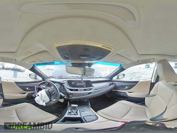 2019 Lexus ES with VIN 58ABZ1B1XKU013266, listed as a Copart auction lot 43569625 with 63,461 mi miles and Salvage Title. Bid and sale history available at carsss.com. Image 13.