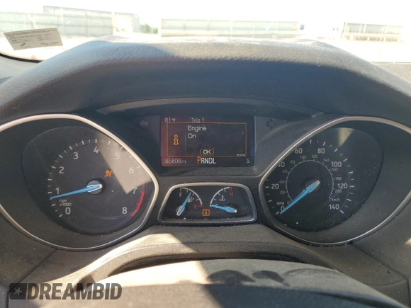2017 Ford Focus SE with VIN 1FADP3F25HL265326, listed as a Copart auction lot 61384685 with 65,808 mi miles and Clean title. Bid and sale history available at DreamBid. Image 9.