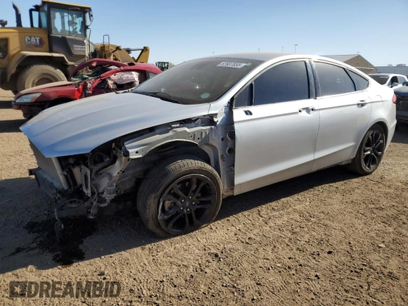 2019 Ford Fusion SE with VIN 3FA6P0HD3KR251262, listed as a Copart auction lot 52987855 with 119,335 mi miles and Salvage Title. Bid and sale history available at carsss.com. Image 1.