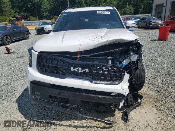2024 Kia Telluride SX X-Line with VIN 5XYP5DGC6RG554710, listed as a Copart auction lot 63592275 with 11,513 mi miles and Salvage title. Bid and sale history available at DreamBid. Image 5.