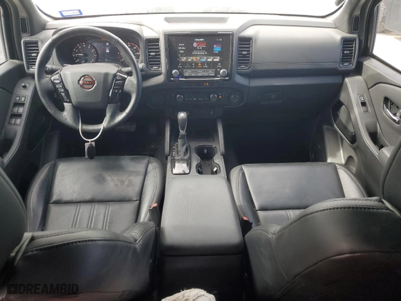 2022 Nissan Frontier SV with VIN 1N6ED1EJ7NN610096, listed as a Copart auction lot 82620234 with 26,193 mi miles and Salvage Title. Bid and sale history available at carsss.com. Image 8.