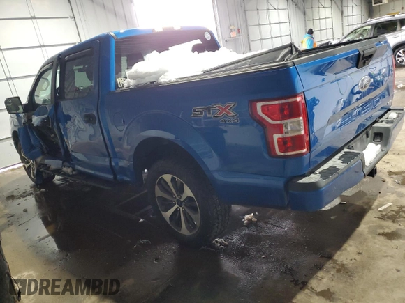 2020 Ford F-150 XL with VIN 1FTEW1EP3LFB83329, listed as a Copart auction lot 45917085 with 101,300 mi miles and Salvage Title. Bid and sale history available at DreamBid. Image 2.