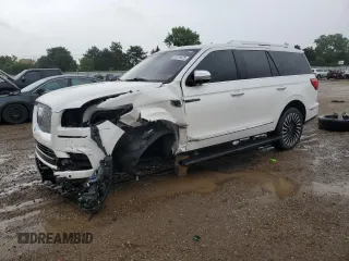 2019 Lincoln Navigator Black Label with VIN 5LMJJ2TT0KEL21795, listed as a Copart auction lot 61016525 with 65,751 mi miles and Salvage title. Bid and sale history available at DreamBid. Image 1.