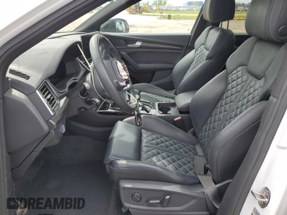 2023 Audi SQ5 Premium Plus with VIN WA1B4AFY1P2059485, listed as a Copart auction lot 53466224 with 16,465 mi miles and Salvage Title. Bid and sale history available at DreamBid. Image 7.