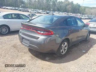 2015 Dodge Dart SXT with VIN 1C3CDFBB7FD315094, listed as a IAAI auction lot 41831836 with 193,267 mi miles. Bid and sale history available at carsss.com. Image 4.