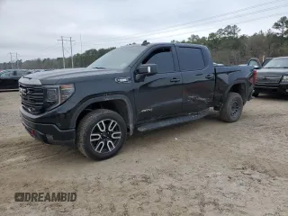 2023 GMC Sierra 1500 AT4 with VIN 1GTUUEE81PZ178314, listed as a Copart auction lot 44337325 with 40,284 mi miles and Salvage title. Bid and sale history available at DreamBid. Image 1.
