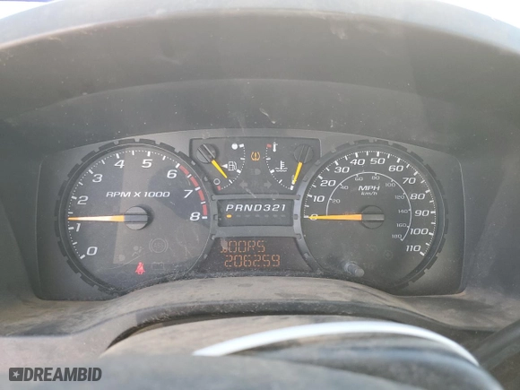 2007 Chevrolet Colorado LT w/1LT with VIN 1GCCS199178105530, listed as a Copart auction lot 47475825 with 206,259 mi miles and Salvage Title. Bid and sale history available at carsss.com. Image 9.