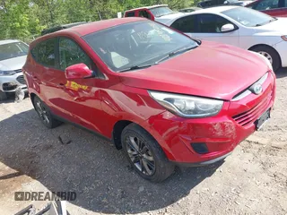 2015 Hyundai Tucson GLS with VIN KM8JT3AF1FU037247, listed as a IAAI auction lot 42145034 with 100,117 mi miles and . Bid and sale history available at DreamBid. Image 1.