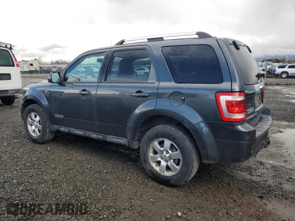 2008 Ford Escape Limited with VIN 1FMCU94188KE48457, listed as a Copart auction lot 48062155 with 122,017 mi miles and Salvage Title. Bid and sale history available at carsss.com. Image 2.