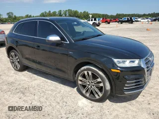 2018 Audi SQ5 Premium Plus with VIN WA1A4AFY8J2008827, listed as a Copart auction lot 70722004 with Not Provided miles and Salvage Title. Bid and sale history available at DreamBid. Image 4.