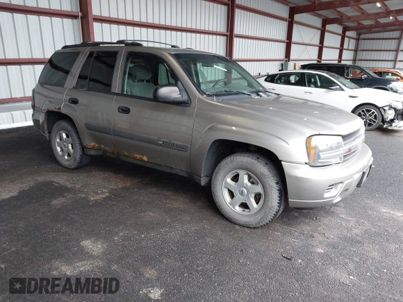 2003 Chevrolet TrailBlazer LS with VIN 1GNDS13S232326932, listed as a IAAI auction lot 42194665 with 137,183 mi miles and . Bid and sale history available at DreamBid. Image 1.