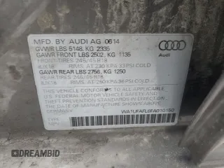 2015 Audi allroad Premium Plus with VIN WA1UFAFL6FA010150, listed as a Copart auction lot 83251564 with 119,364 mi miles and Clean Title. Bid and sale history available at carsss.com. Image 13.