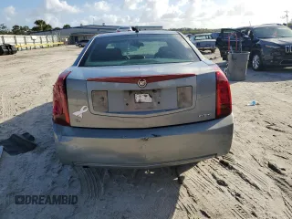 2007 Cadillac CTS with VIN 1G6DM57T470163055, listed as a Copart auction lot 79007014 with 0 mi miles and Salvage Title. Bid and sale history available at carsss.com. Image 6.