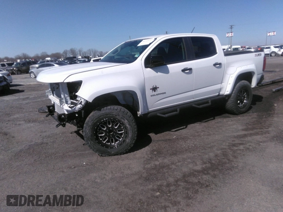 2021 Chevrolet Colorado 4WD Z71 with VIN 1GCGTDEN6M1166282, listed as a IAAI auction lot 40316921 with 35,515 mi miles and . Bid and sale history available at DreamBid. Image 2.