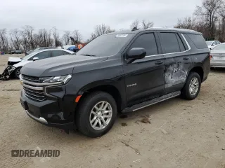 2022 Chevrolet Tahoe LT with VIN 1GNSKNKD4NR256426, listed as a Copart auction lot 48668185 with Not provided miles and Salvage title. Bid and sale history available at DreamBid. Image 1.