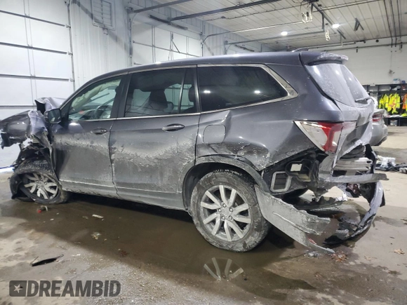 2021 Honda Pilot EX-L with VIN 5FNYF6H58MB073810, listed as a Copart auction lot 42086065 with Not Provided miles and Salvage Title. Bid and sale history available at carsss.com. Image 2.