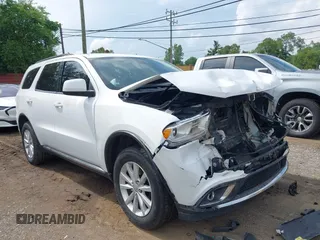 2015 Dodge Durango SXT with VIN 1C4RDJAGXFC771988, listed as a IAAI auction lot 42578257 with 109,292 mi miles and . Bid and sale history available at DreamBid. Image 1.