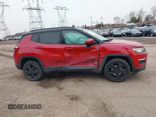 2018 Jeep Compass Latitude with VIN 3C4NJDBB2JT399488, listed as a IAAI auction lot 41553252 with 79,606 mi miles. Bid and sale history available at carsss.com. Image 14.