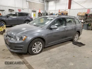 2015 Volkswagen Golf SportWagen TSI SE with VIN 3VWC17AUXFM513182, listed as a Copart auction lot 43391875 with 94,955 mi miles and Clean Title. Bid and sale history available at carsss.com. Image 1.