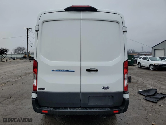 2023 Ford E-Transit Cargo Van with VIN 1FTBW9CK5PKA44325, listed as a Copart auction lot 86114534 with 0 mi miles and Clean Title. Bid and sale history available at carsss.com. Image 6.