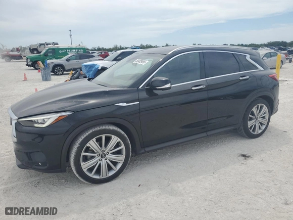2020 Infiniti QX50 AUTOGRAPH with VIN 3PCAJ5M13LF112119, listed as a Copart auction lot 50405495 with 15,666 mi miles and Salvage Title. Bid and sale history available at carsss.com. Image 1.