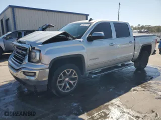 2017 GMC Sierra 1500 SLT with VIN 3GTU2NEC4HG474083, listed as a Copart auction lot 48921515 with 0 mi miles and Salvage Title. Bid and sale history available at carsss.com. Image 1.