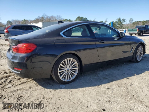 2014 BMW 4 Series 428i xDrive with VIN WBA3N5C54EF717425, listed as a Copart auction lot 47922525 with 129,132 mi miles and Clean Title. Bid and sale history available at DreamBid. Image 3.