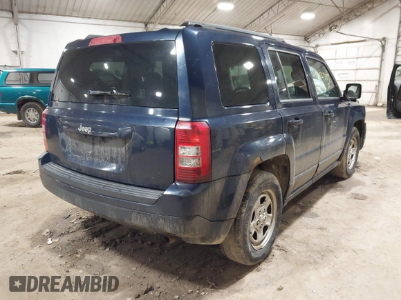 2014 Jeep Patriot Sport with VIN 1C4NJPBA1ED553340, listed as a IAAI auction lot 41212383 with 119,819 mi miles and . Bid and sale history available at DreamBid. Image 4.