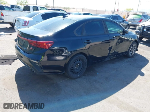 2019 Kia Forte S with VIN 3KPF34AD2KE047339, listed as a IAAI auction lot 42099823 with 63,814 mi miles. Bid and sale history available at carsss.com. Image 4.