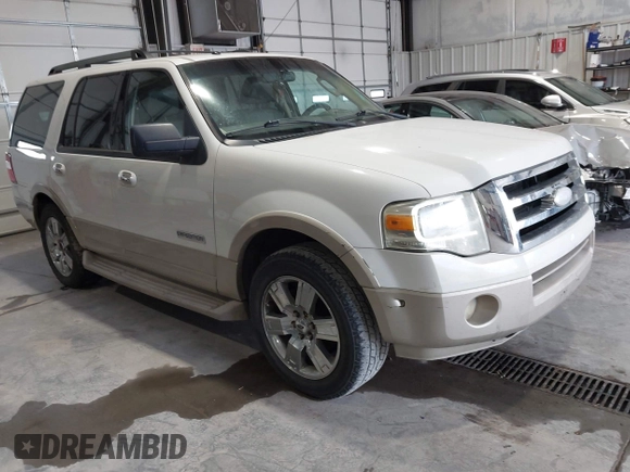 2008 Ford Expedition Eddie Bauer z VIN 1FMFU17508LA23323, wystawiony jako IAAI lot #42250870 z przebiegiem 290 841 mil mil oraz . Historia ofert i sprzedaży dostępna na DreamBid. Obrazek 1.