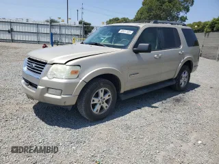 2007 Ford Explorer XLT with VIN 1FMEU63E77UA85678, listed as a Copart auction lot 62417535 with 206,297 mi miles and Salvage title. Bid and sale history available at DreamBid. Image 1.